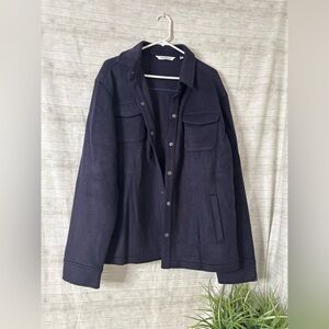 Peter Millar Navy Shirt Jacket(A203)